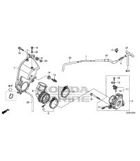 E-15 Muffler Крышка / Дроссель газа