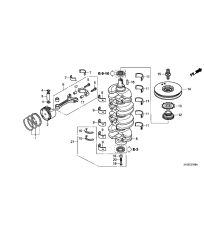 E-07 Коленвал / Поршень