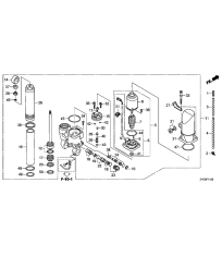 F-11-20 Trim / Tilt Power в сборе