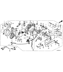 F-15-1 Дистанционное управление (Nhk Mec) (Handle Колпачок = Chrome)