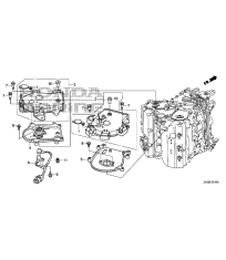 E-13-10 Распределительный вал Крышка ремня