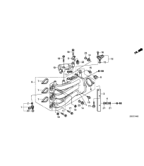 E-14 Впускной коллектор / инжектор