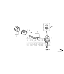 E-07 Коленвал / Поршень