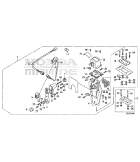 Fop-4 Single Type Дистанционное управление монтаж сверху (правый)
