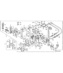 Fop-4-3 Double Type Дистанционное управление монтаж сверху (левый)