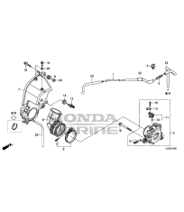 E-15 Muffler Крышка / Дроссель газа
