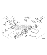 Fop-4-4 Flush Type Дистанционное управление монтаж сверху (правый)