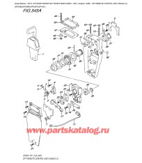 545A - Дистанционное управление в сборе, одинарное (2) (Df9.9B) (Df9.9Br) (Df9.9Bt) (Df15A)