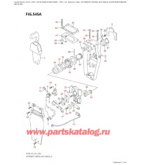 545A - Дистанционное управление в сборе, одинарное (2) (Df9.9B, Df9.9Br, Df9.