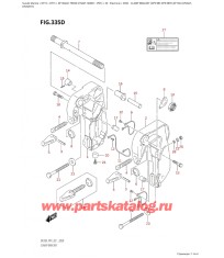 335D - Кронштейн транца (Df9.9Bt, Df9.9Bth, Df15At, Df20At,