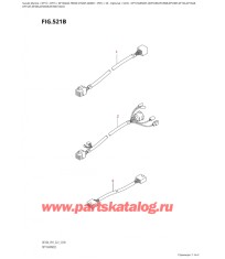 521B - Опции: жгут проводов ( (Df9.9B, Df9.9Br, Df9.9Bt, Df15A, Df15Ar,