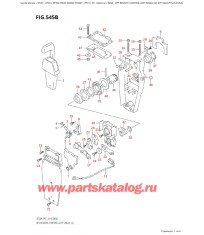 545B - Дистанционное управление в сборе, одинарное (2) (Df15Ar, Df15At, Df20A)