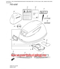420E - Крышка двигателя (капот) (Df20A P01) (Df20Ar)