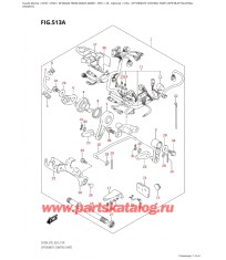 513A - Опции: Запчасти для дистанционного управления (Df9.9B, Df15A, Df20A,