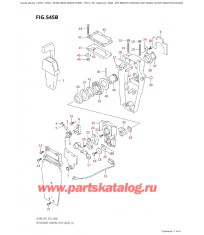 545B - Дистанционное управление в сборе, одинарное (2) (Df15Ar, Df15At, Df20A)