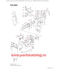 545C - Дистанционное управление в сборе, одинарное (2) (See Note)