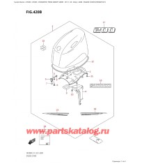 420B - Крышка двигателя (капот) (Df200Ap: 021)