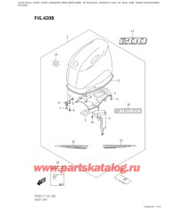 420B - Крышка двигателя (капот) (Df200Ap: