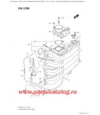 123B - Впускной коллектор / Дроссель газа (022, 023)