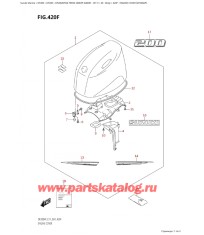 420F - Крышка двигателя (капот) (Df200Ap)