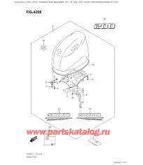 420E - Крышка двигателя (капот) ( (Df200At, Df200Az) : (E11, E40) )