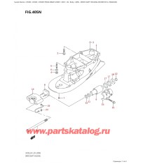 405N - Корпус вала передачи (Df200T: e01: L-Transom)