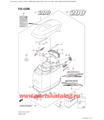 420B - Крышка двигателя (капот) (Df200T, Df200Z)