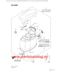 420C - Крышка двигателя (капот) ( (Df225T, Df225Z) : 020)