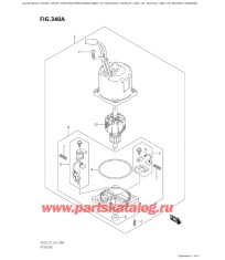 340A - Двигатель гидроподъёма (L-Transom)