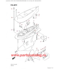 407C - Картер коробки передач (Df225T)