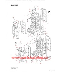 111E - Головка блока цилиндра (Df225T: e01)