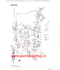 147E - Топливный насос / Отделитель паров топлива (Df225T: e01)