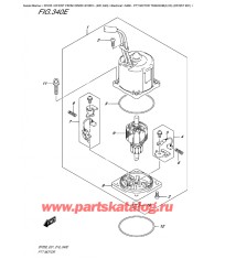 340E - Двигатель гидроподъёма Transom (X, xx) (Df225T E01)