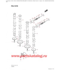 121D - Распределительный вал ( (Df225T, Df225Z) : 022)