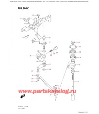 204C - Сцепление Вал (Df200Z, Df225T, Df225Z, Df250T, Df250Z)