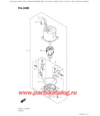 340B - Двигатель гидроподъёма (L-Transom)