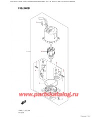 340B - Двигатель гидроподъёма (L-Transom)