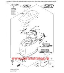 420K - Крышка двигателя (капот) (для моделей белого цвета) (Df250T E01), (Df250Z E01)