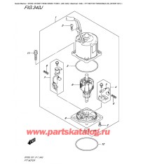 340J - Двигатель гидроподъёма Transom (X, xx) (Df250T E01)