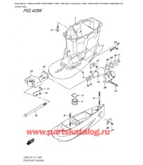 405K - Корпус вала передачи Transom (X, xx) (Df250T E40)
