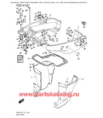 410J - Боковая крышка Transom (X, xx) (Df250T E01)