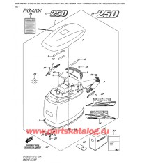 420K - Крышка двигателя (капот) (для моделей белого цвета) (Df250T E01), (Df250Z E01)