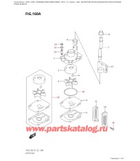 160A - Водяной насос (Df25A, Df25Ar, Df25At, Df25Ath, Df30Ar,