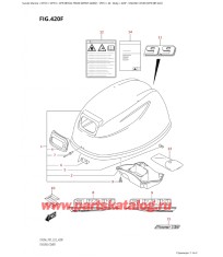 420F - Крышка двигателя (капот) (Df9.9Bt: 022)
