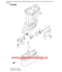 220 - Корпус вала передачи (Df60A E01)