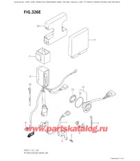 326E - Переключатель гидроподъёма / Блок управления двигателем (See Note)