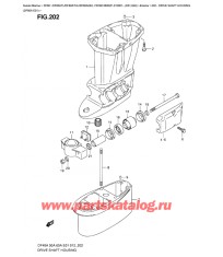 202 - Корпус вала передачи (Df60A E01)