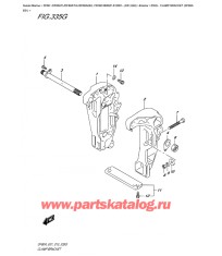 335G - Кронштейн транца (Df60A E01)