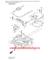 401C - Основание двигателя (Df50Avt) (Df50Avth) (Df60Avt) (Df60Avth)