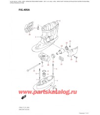 405A - Корпус вала передачи (Df70A, (Df70Ath, Df90Ath) : E40, Df80A,